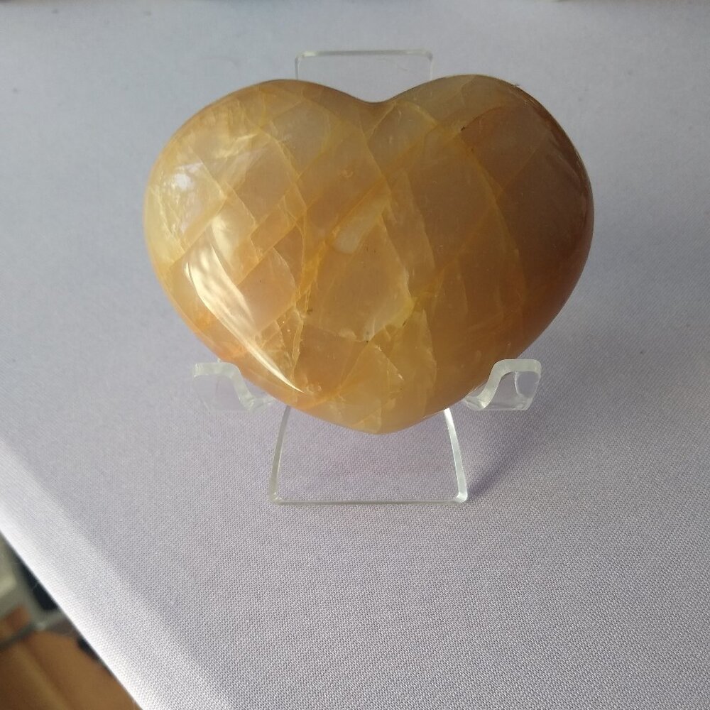 Golden Healer Heart shaped Quartz